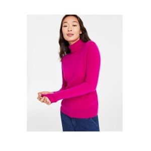 [Charter Club] Women's 100% Cashmere Turtleneck Sweater Size Large NWOT